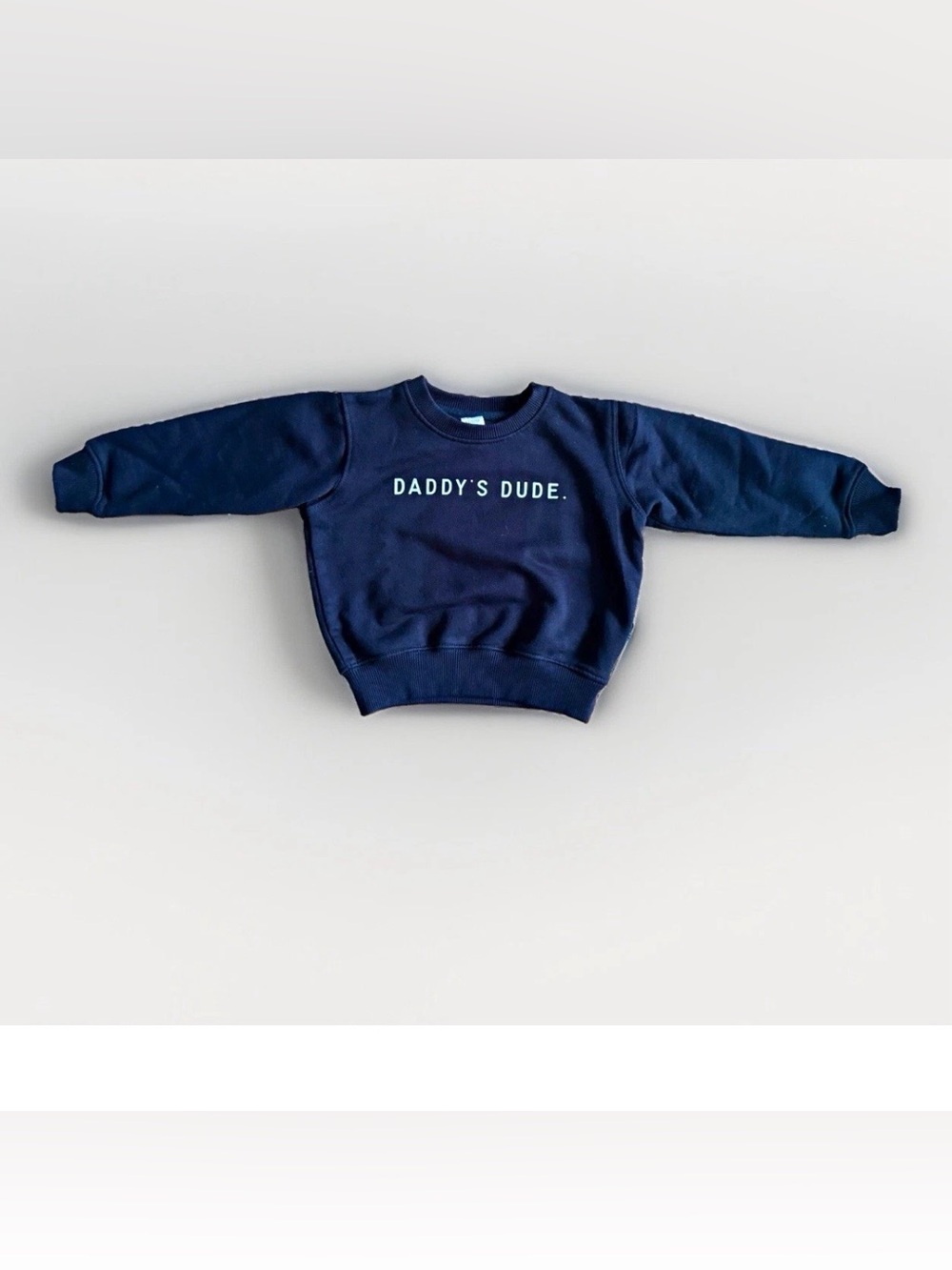 SBG Co Daddy’s Dude Black Sweatshirt Baby Boy 12-18M